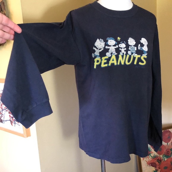 Vintage PEANUTS Size Medium 
SpellOut & characters ANVIL Cotton Official Merch - Picture 4 of 16